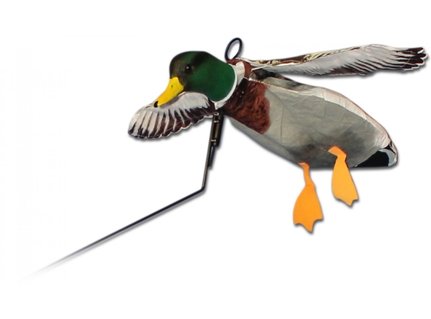 NEW Deadly Decoys FLYMAL1 Drake Mallard Flyer Decoy includes 7" Stake