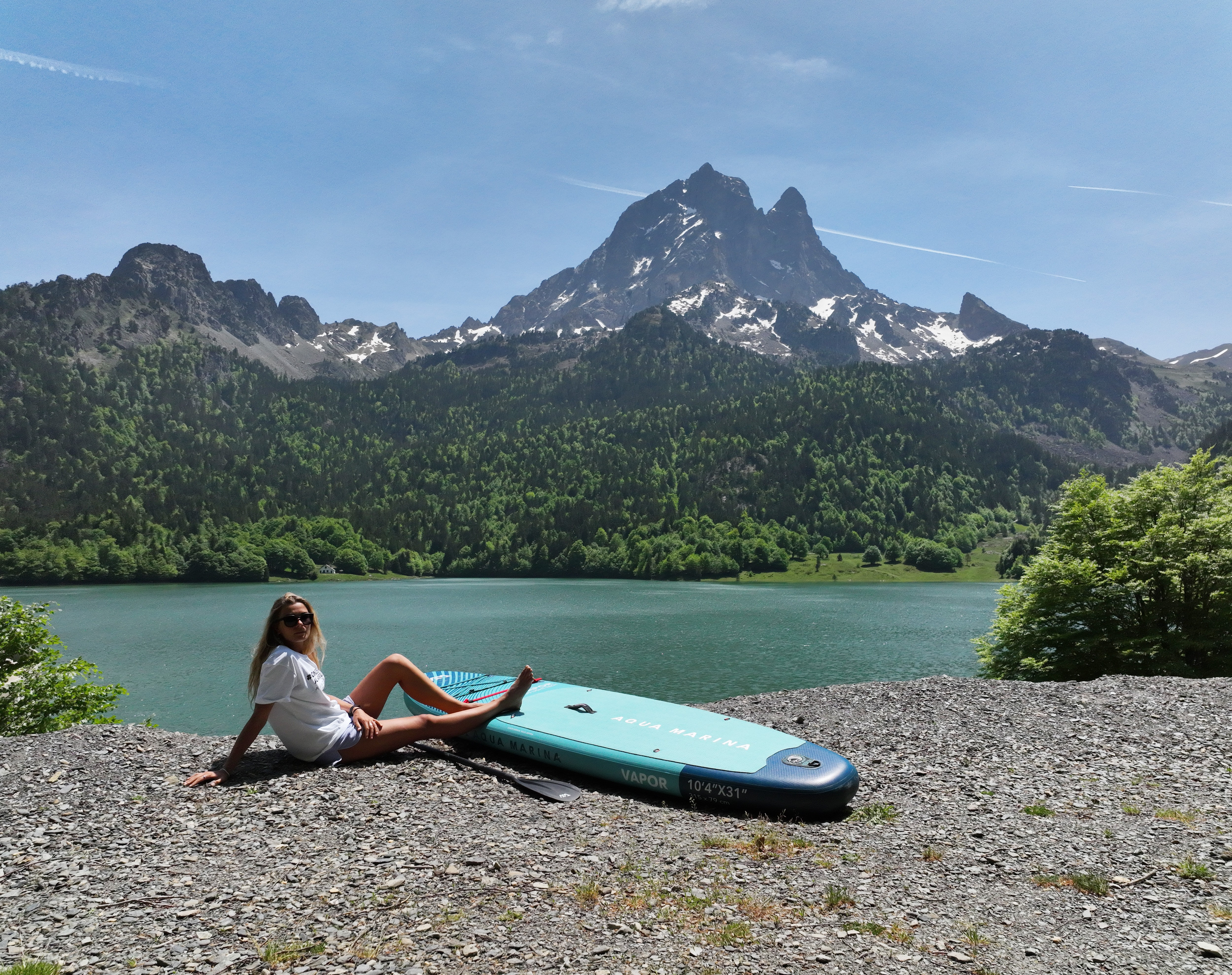 Aqua Marina Vapor 10' 4" All-Around Inflatable Stand Up Paddle Board