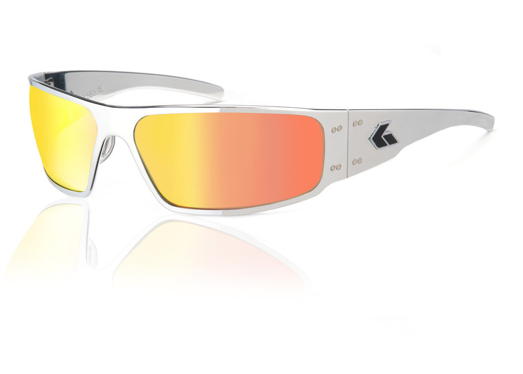 NEW Gatorz Magnum CHROME Aluminum Scratch Resistant Sunburst Lens