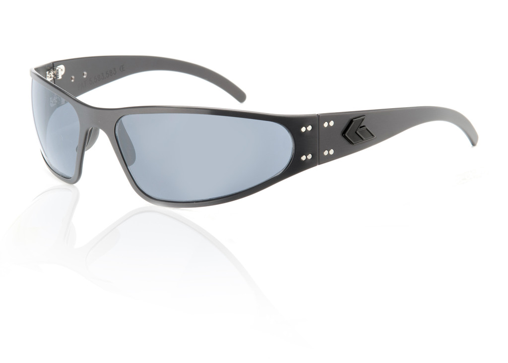 Gatorz Wraptor MATT BLACK Aluminum Scratch Resistant Grey Polarized