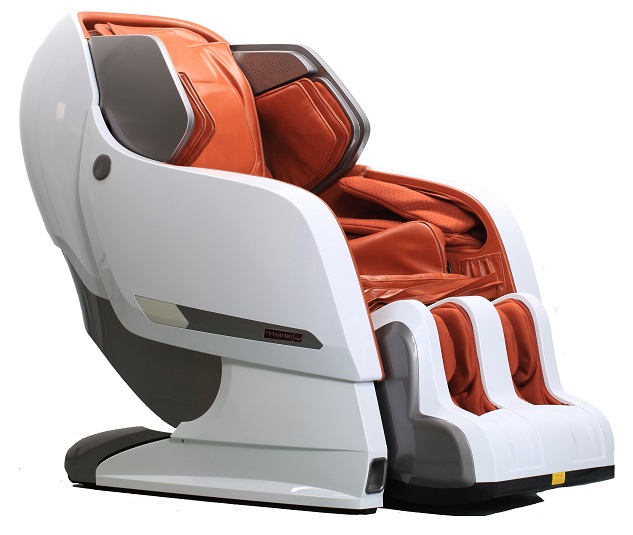 Infinity Iyashi White Caramel Reclining Full Body Zero Gravity Massage Chair