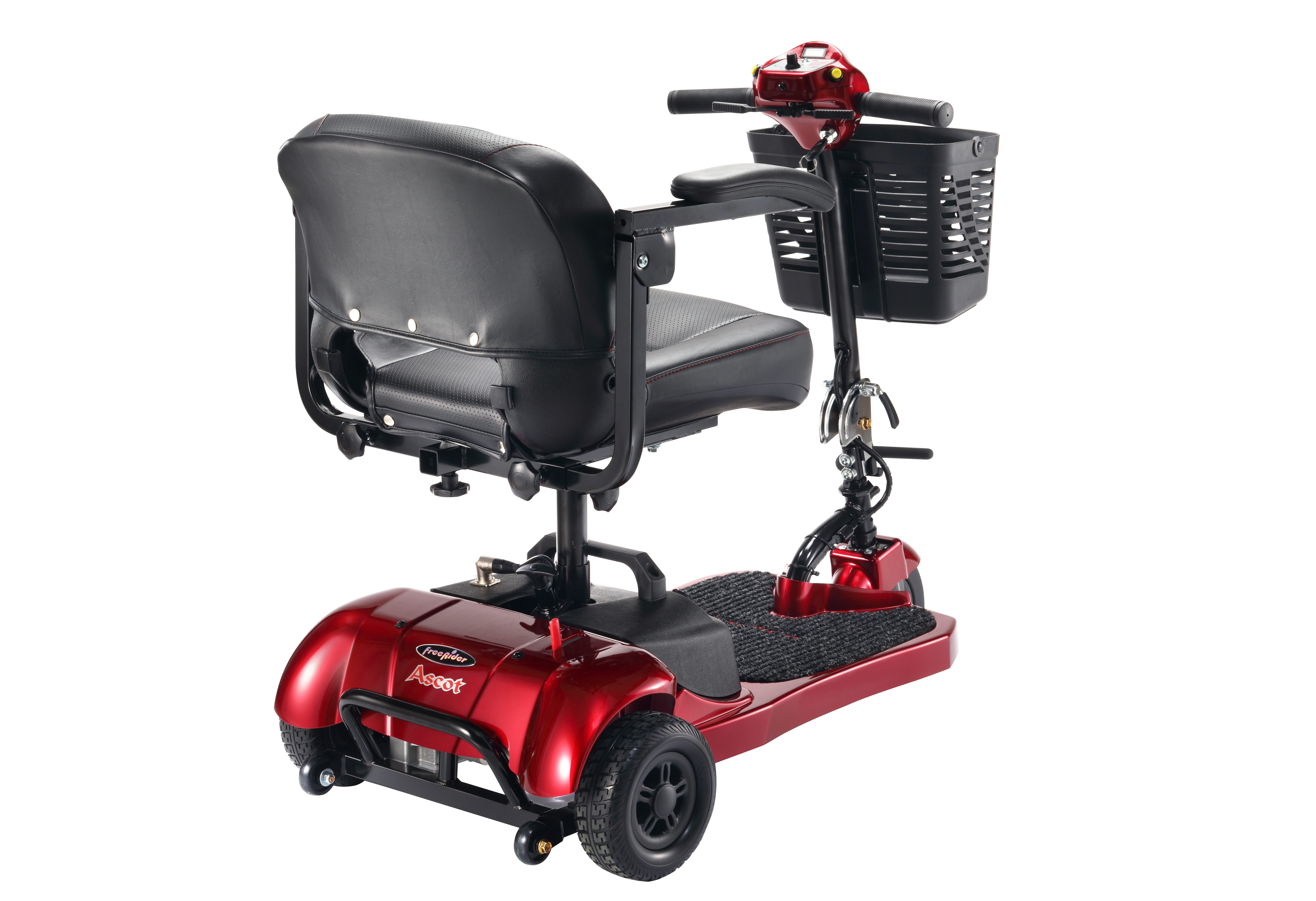 FreeRider FR Ascot 3 Wheel Mobility Scooter, Red