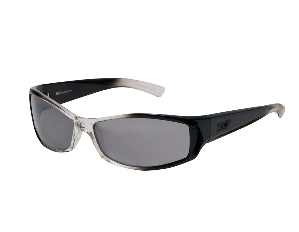 NEW ICICLES Slider Silver Mirror Lens Sunglasses with Black Fade Frame Color Klasyczna wysoka ocena