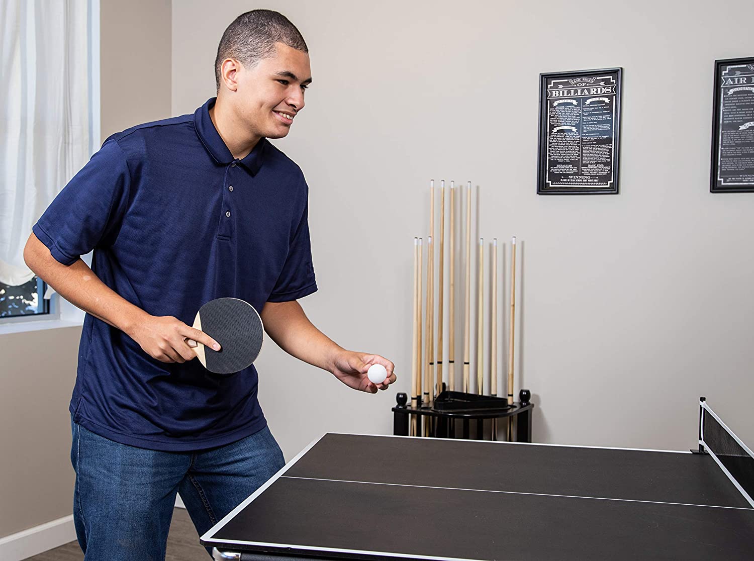 Bluewave Spartan 6-Ft Pool Table With Table Tennis Top