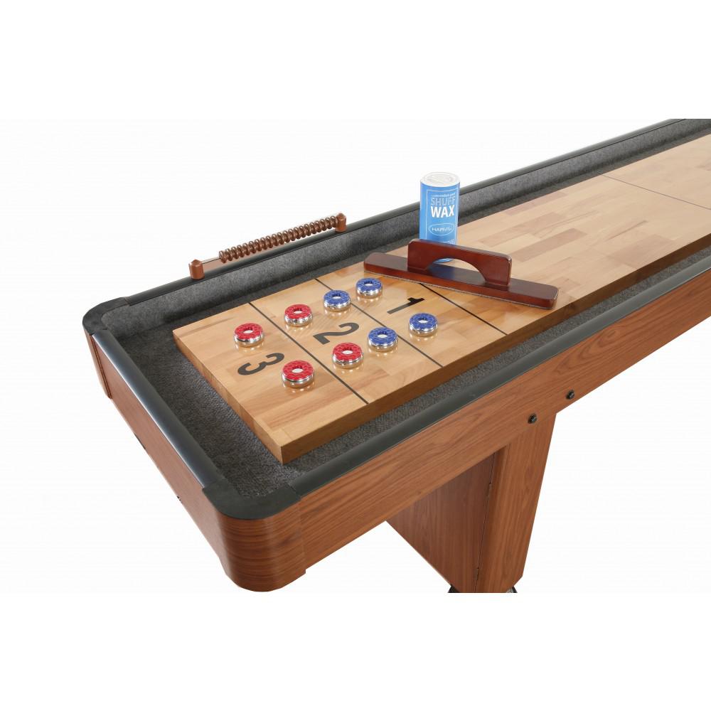 NEW BlueWave SHUFFLEBOARDS NG1205 Challenger 9 Ft. Shuffleboard Walnut