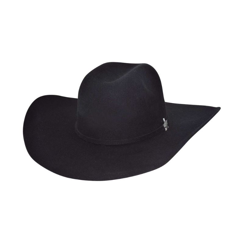 NEW BULLHIDE RESILIENT 6X 7 1/8 Medium Wool Cowboy PBR Hat in (BLACK ...
