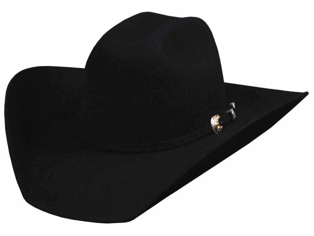 Men and Women 3D Printed Wild Official 4pf Cowboy Hat Black
