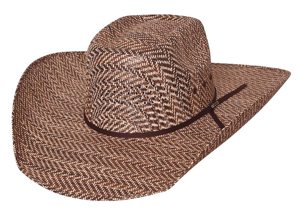 New Bullhide Hats Rodeo Round-Up Collection Roughstock 50X Brown Cowboy Hat
