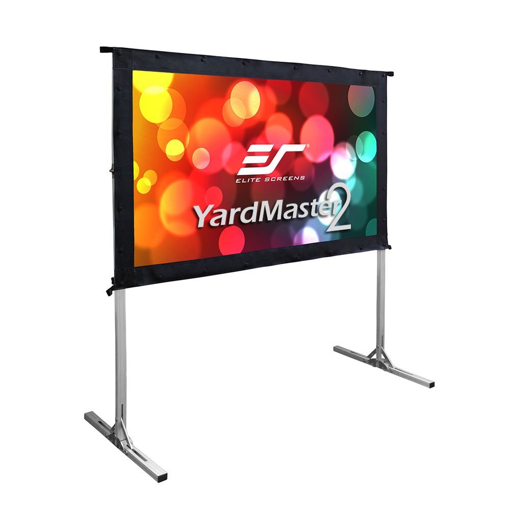New Elite Screens OMS58H2. Indoor Outdoor Home Theater Projection