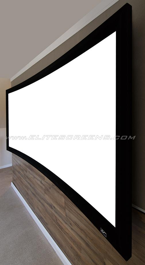 Elite Screens Curve92wh2 Lunette 2 Series 92 16 9 Fixed Frame