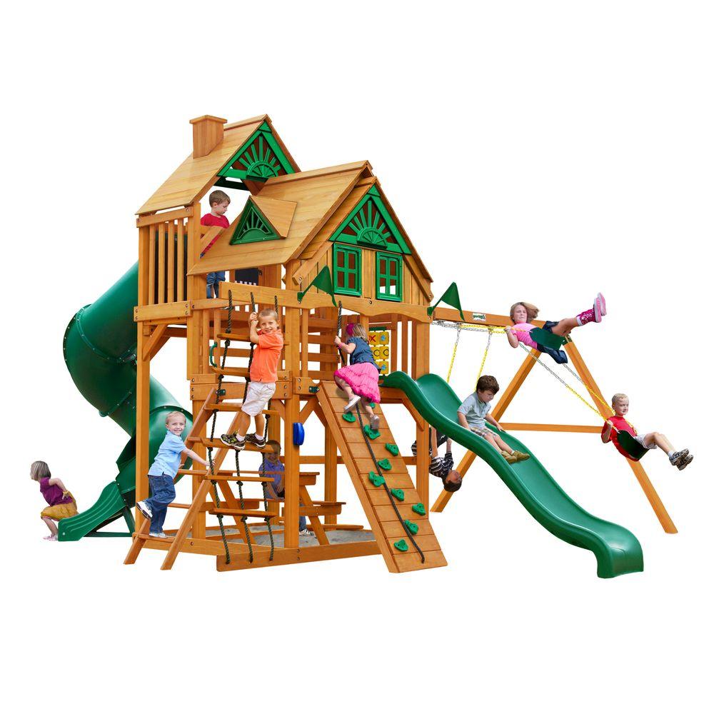 summerlin retreat wooden swing set