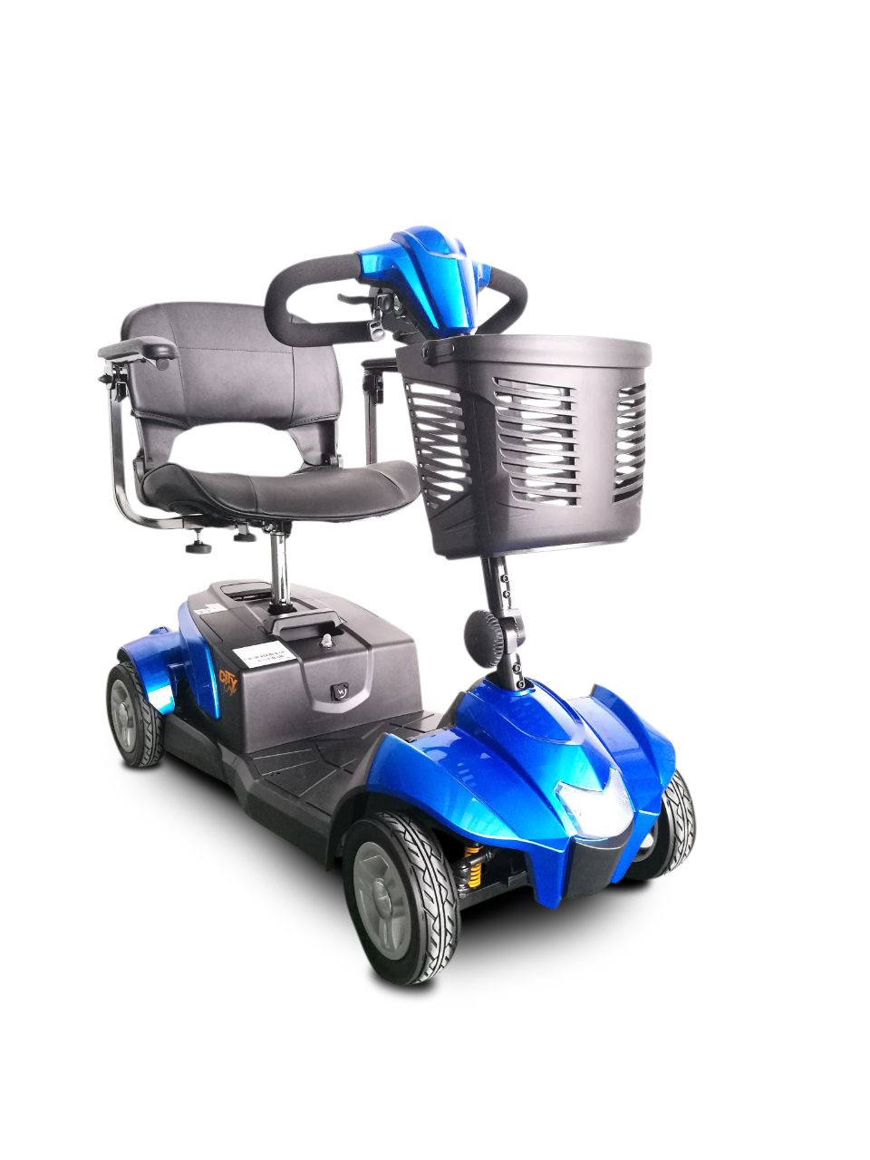 New Ev Rider CityCruzer 4 Wheels Transportable Mobility Scooter, Blue