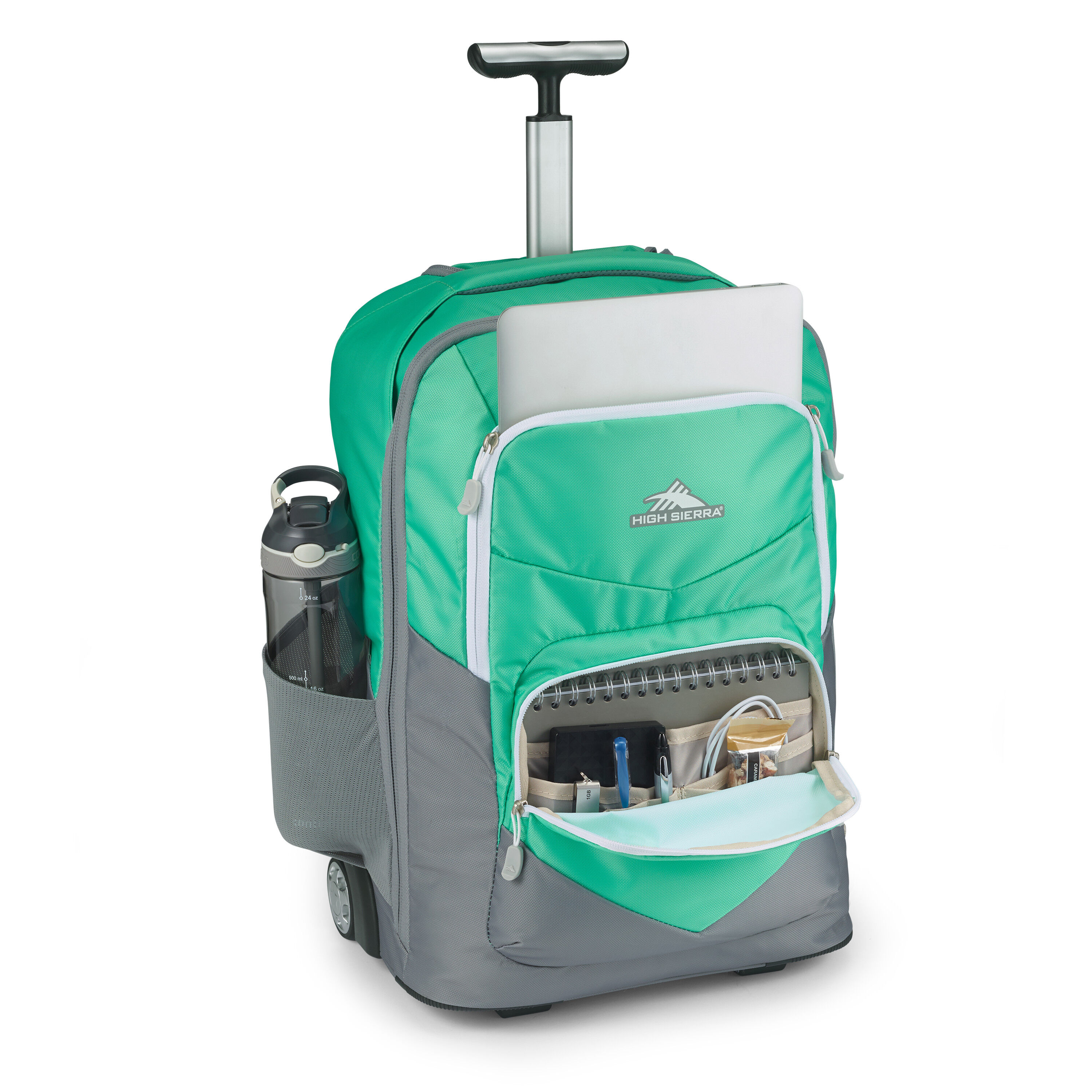 New High Sierra Freewheel Pro Wheeled Backpack - Picture 10 of 20