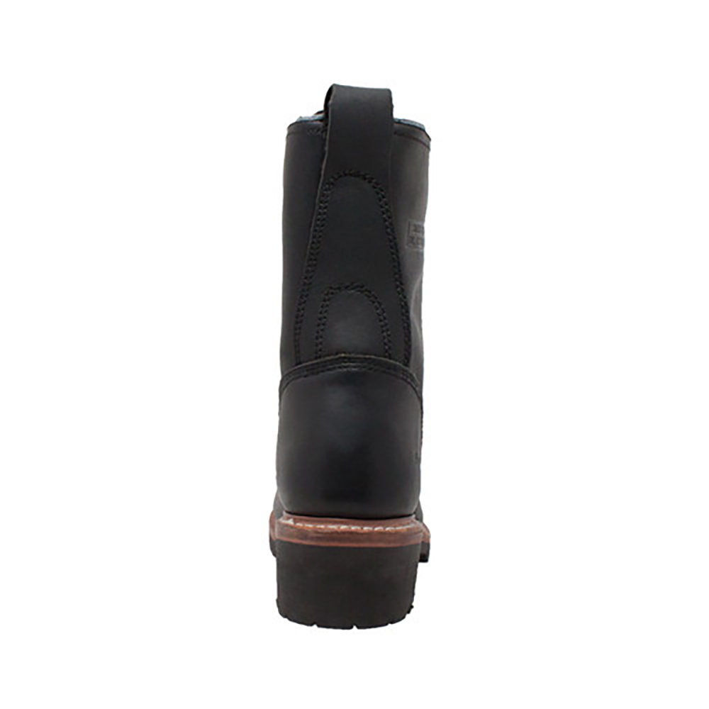 New Hypard Men's 10" Fireman Logger Black BOOT - Picture 13 of 90