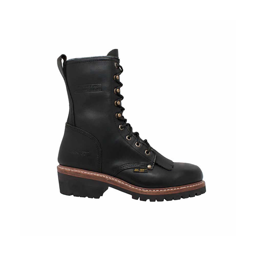 New Hypard Men's 10" Fireman Logger Black BOOT - Picture 9 of 90
