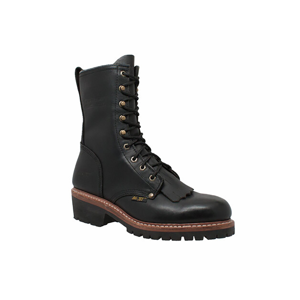 New Hypard Men's 10" Fireman Logger Black BOOT - Picture 71 of 90