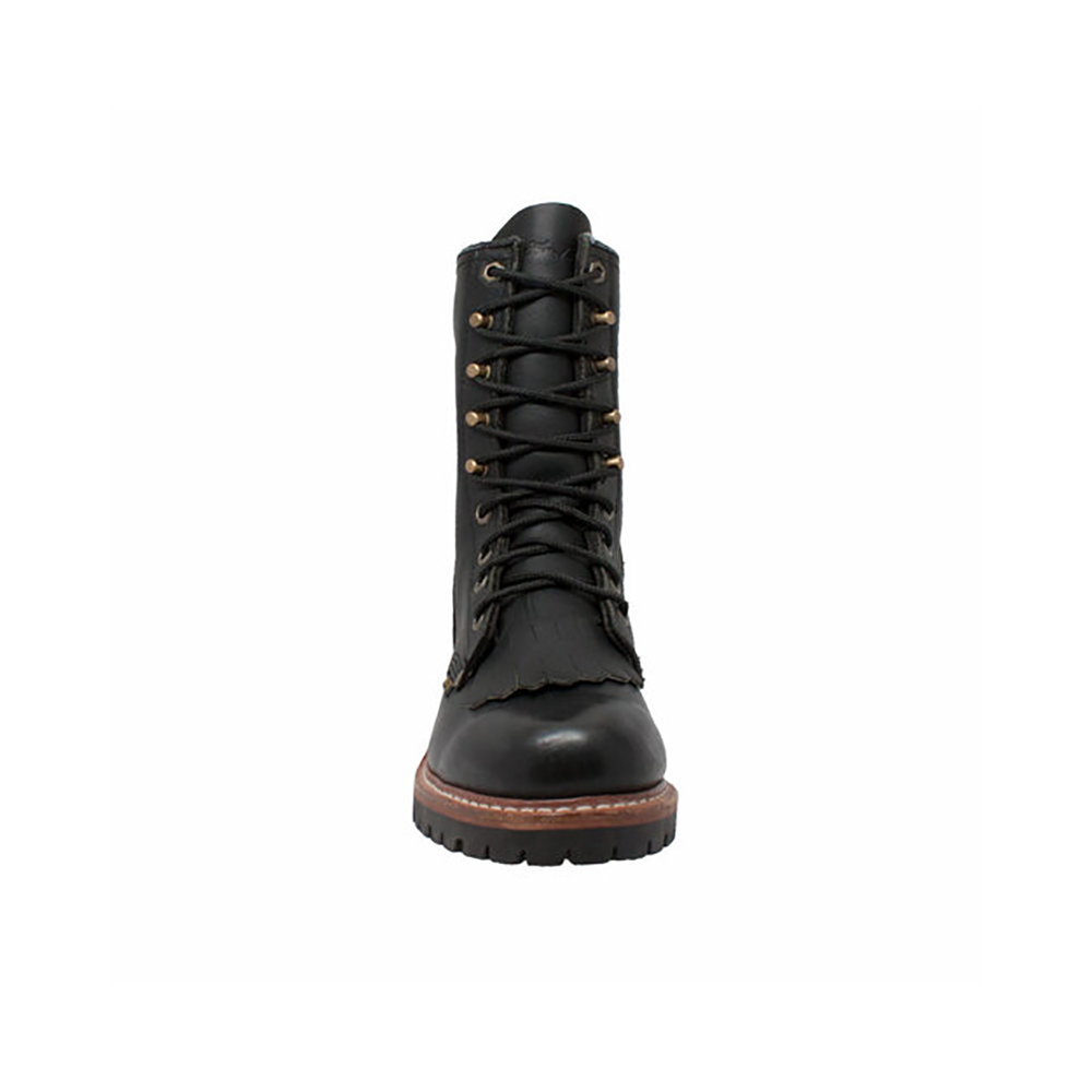 New Hypard Men's 10" Fireman Logger Black BOOT - Picture 72 of 90