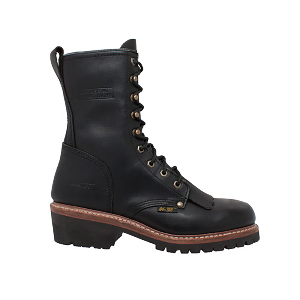 New Hypard Men's 10" Fireman Logger Black BOOT - Picture 79 of 90
