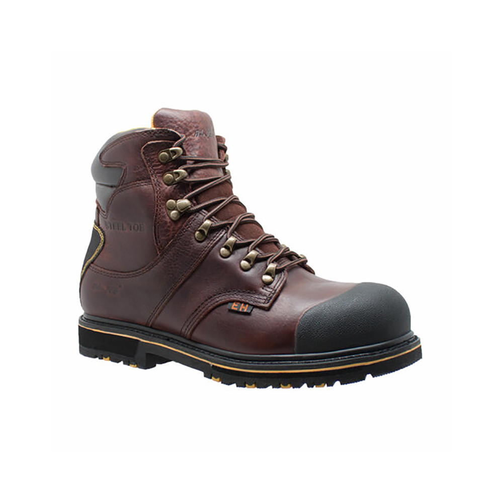Neu Hypard Herren 6" Stahlkappe Wasserdicht Arbeitsstiefel Dunkelbraun - Bild 6 von 40