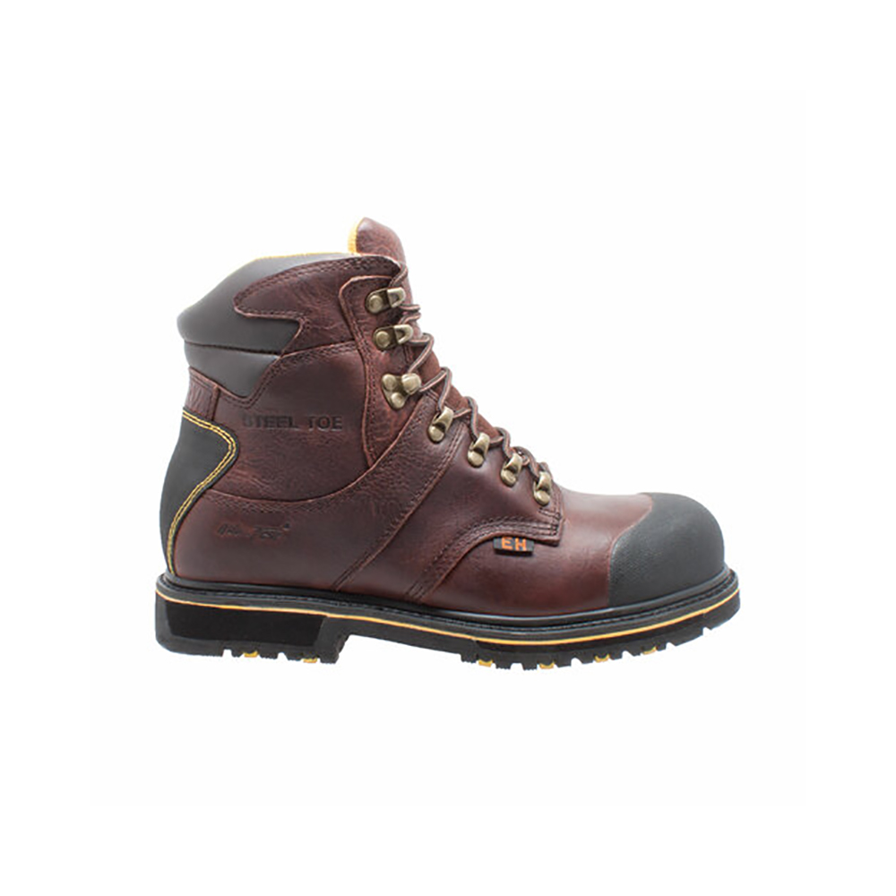 Neu Hypard Herren 6" Stahlkappe Wasserdicht Arbeitsstiefel Dunkelbraun - Bild 29 von 40
