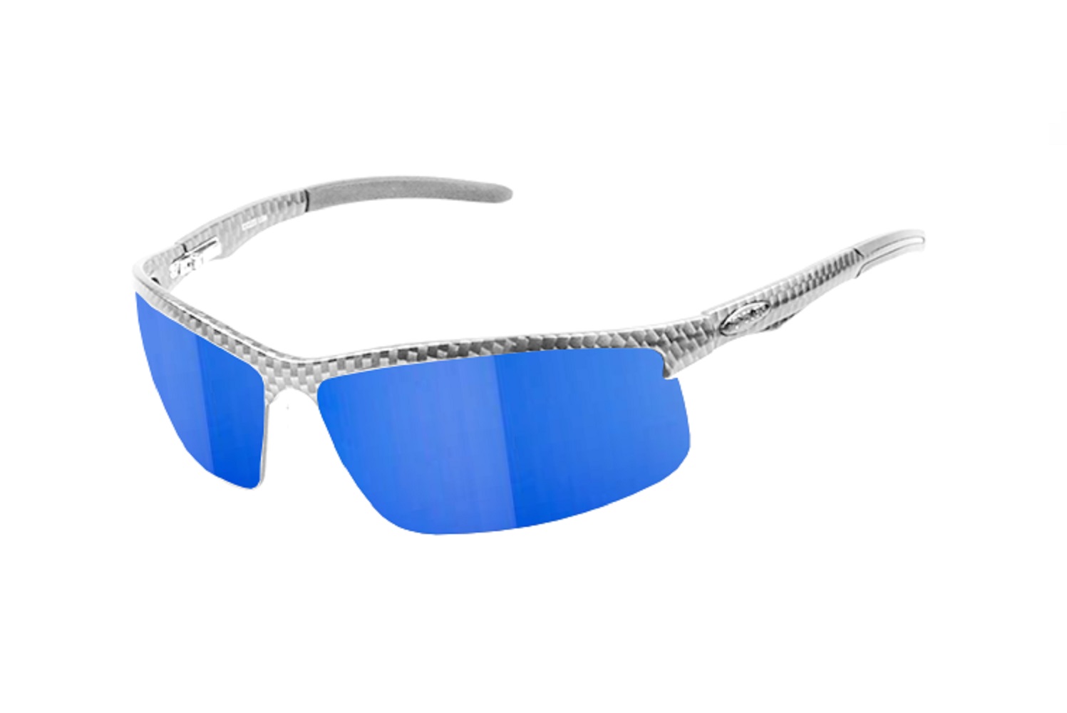 NEW ICICLES CI-002 Cylinder Blue Mirror Lens Sunglasses with Carbon ...