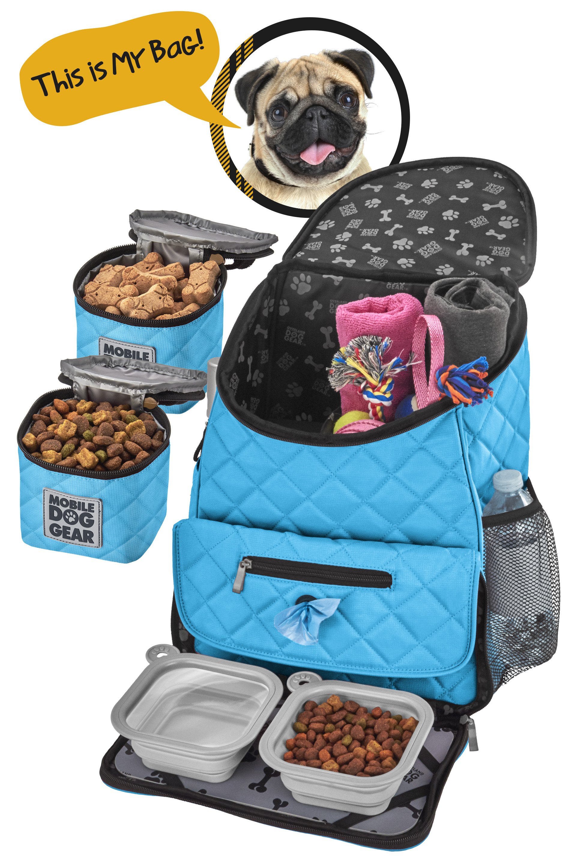 dog weekend bag