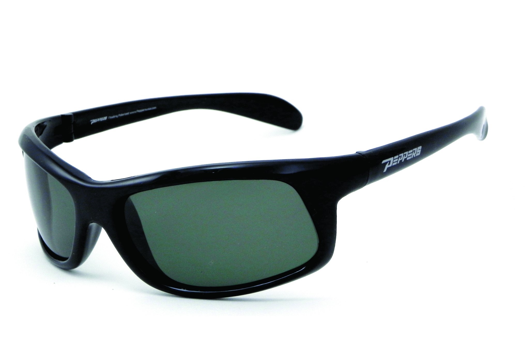 New Peppers Strike Polarized Sunglasses G15 Polarized Shiny Black