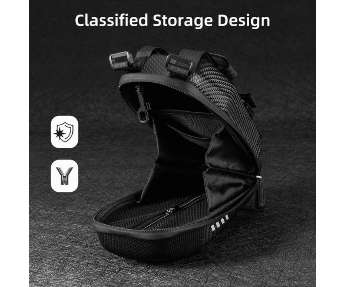 Rockbros Eva Hard Shell Handlebar Storage Bag For Folding Scooter Bikes