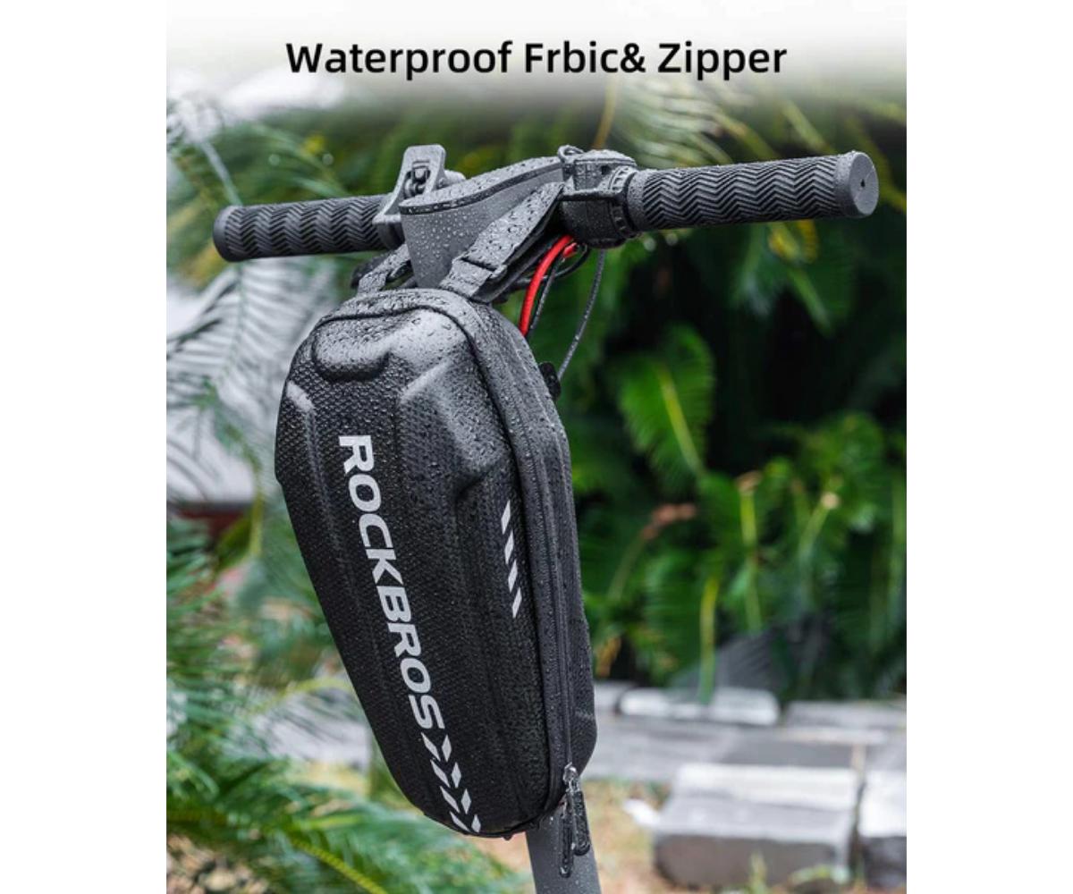 Rockbros Eva Hard Shell Handlebar Storage Bag For Folding Scooter Bikes