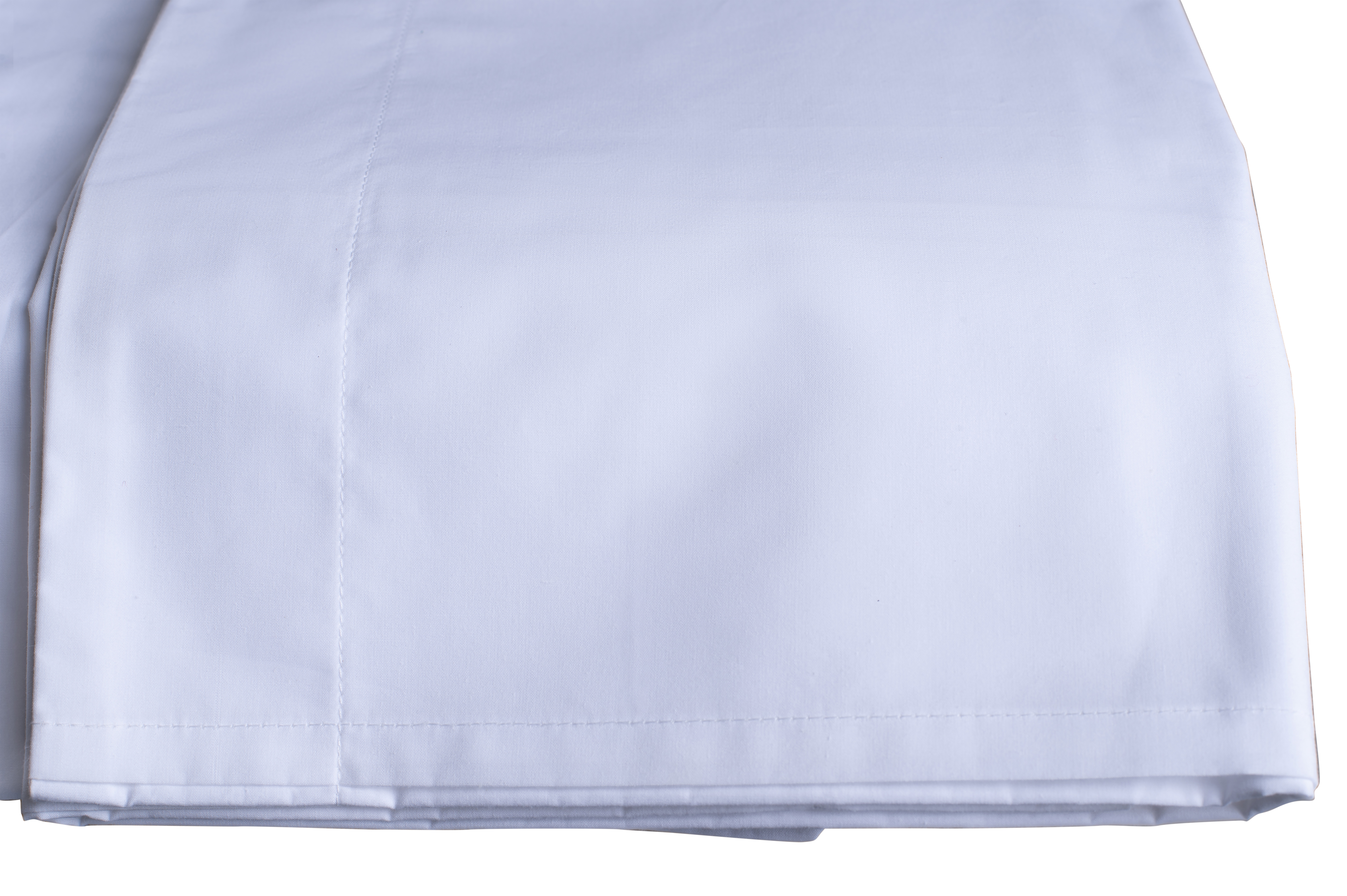 Sleep & Beyond 100% Cotton 300TC Percale Crisp White Sheet Set