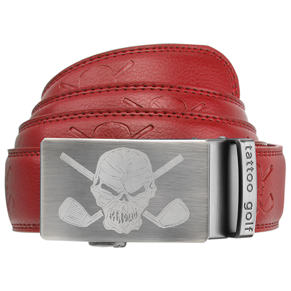 Tattoo Golf Leather Ratchet Belt One Size Fits Most - Picture 12 of 16