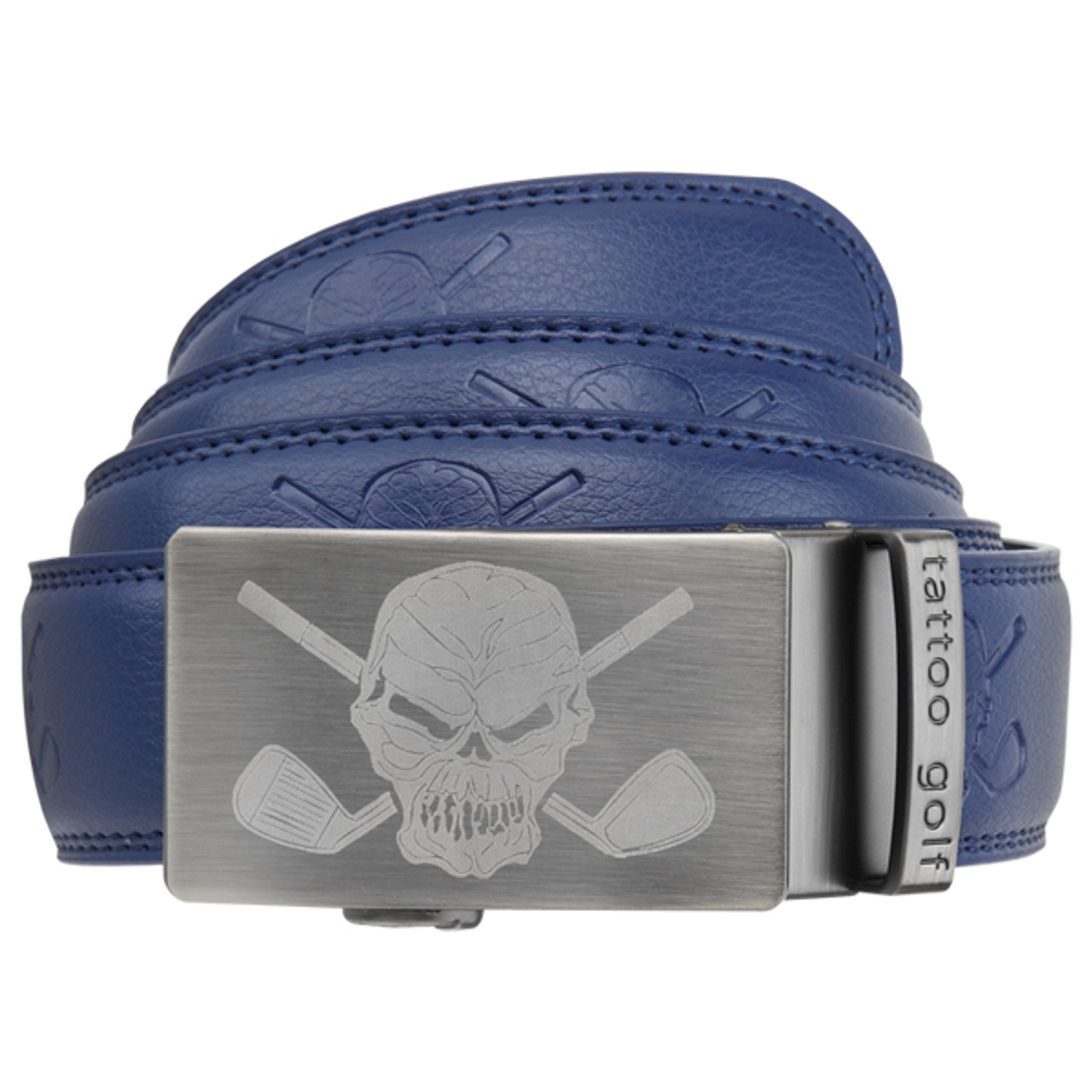 Tattoo Golf Leather Ratchet Belt One Size Fits Most - Picture 8 of 16